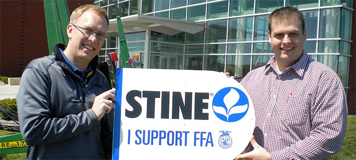 Stine Supports FFA With Seed Donation